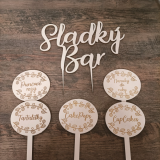 Zápich na tortu – dekoračný set na sladký bar