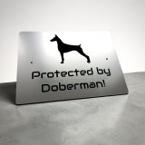 Tabuľka Pozor pes Doberman
