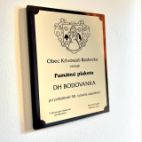 Plaketa na mieru - obdĺžnik