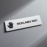 Tabuľka Reklamu NIE