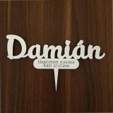 Zápich na tortu s menom – krstinový cake topper