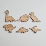 DINO - sada zvieratok na suchý zips