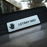 Tabuľka Letáky NIE