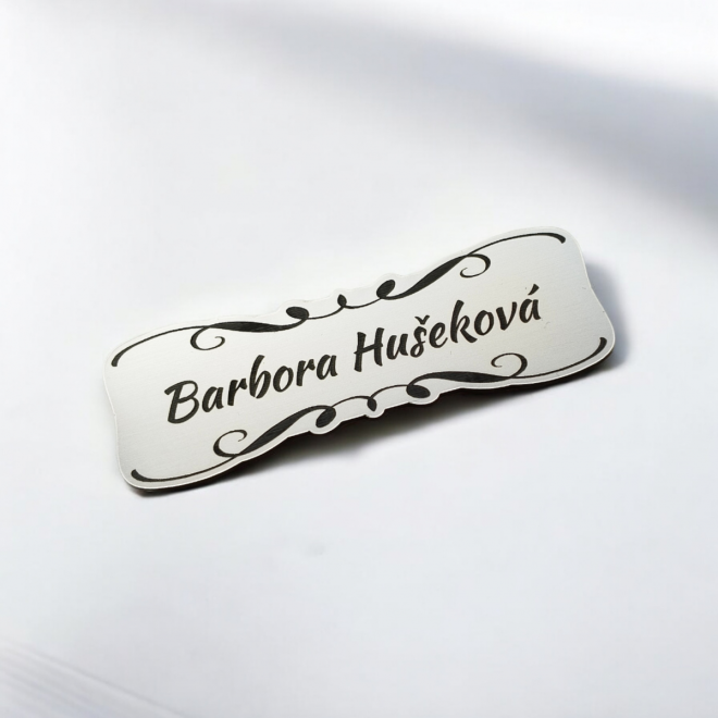 Menovka na dvere Vintage Curly