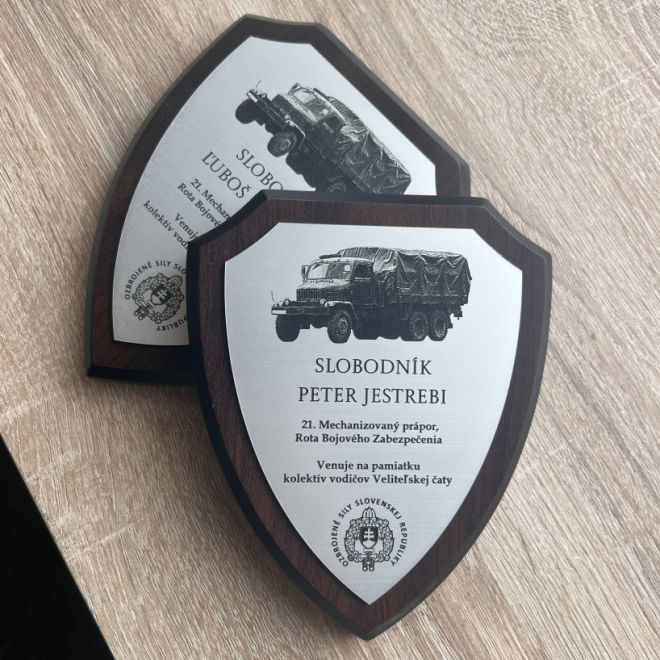 Plaketa OSSR - štítová