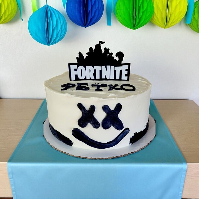 Topper na tort Fortnite