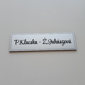 Menovka na dvere Double Basic