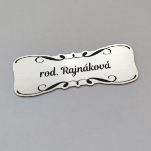 Menovka na dvere Vintage Curly