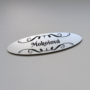 Menovka na dvere Elipse Ornament