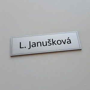 Menovka na dvere Double Basic